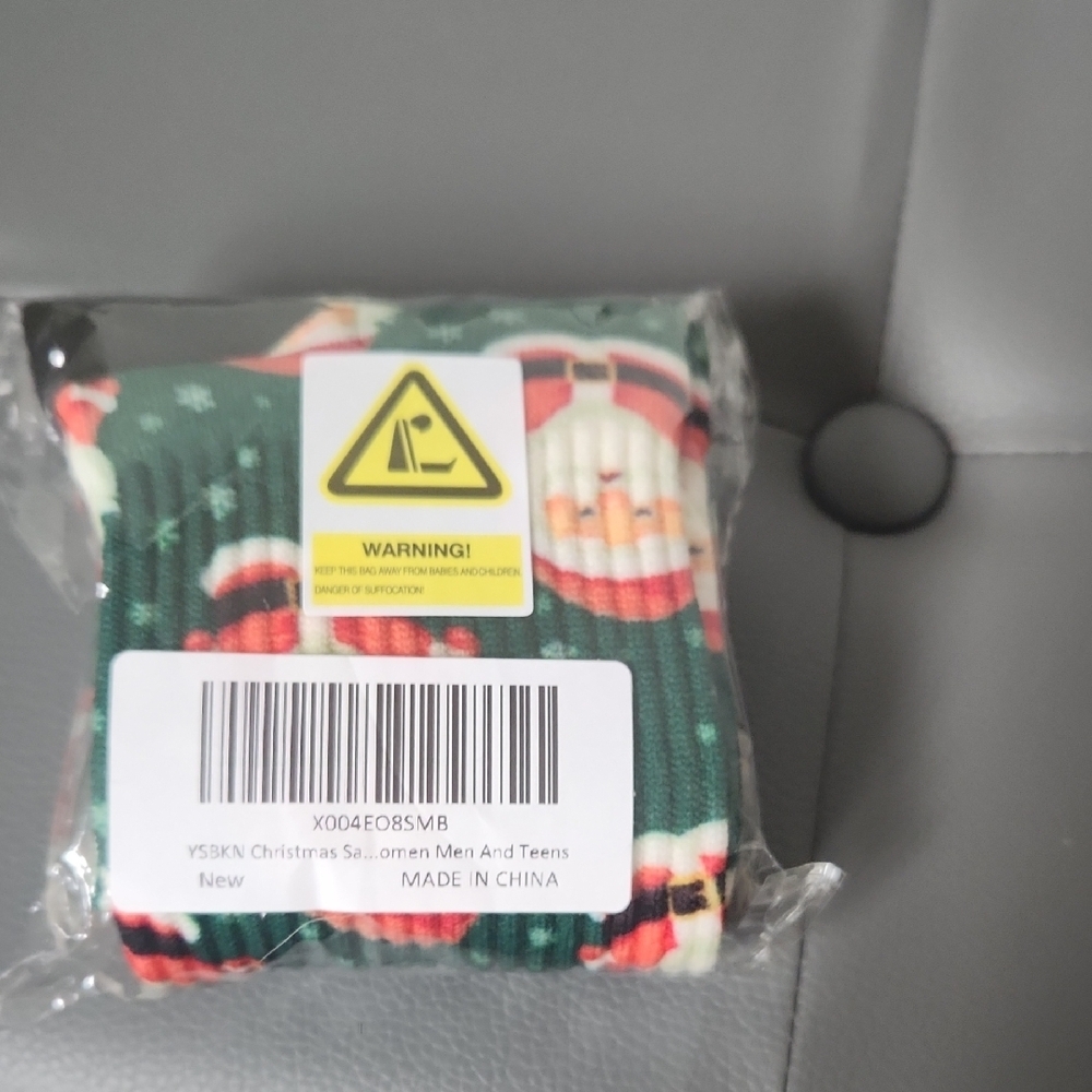 Festive Santa Face Socks - Picture 2 of 2